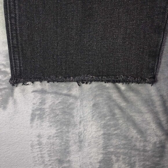 Abercrombie & fitch The Ankle Ultra High-Rise ripped knees 26/2 jeans Raw Hem - Picture 7 of 11